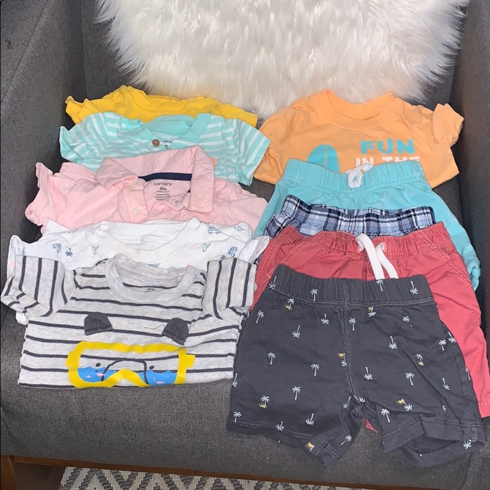 Carters boys clothing lot 10 pc